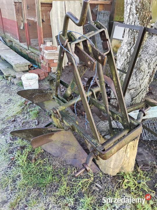 Pług dwuskibowy PZ1 Grudziądz 1957r produkcji lubuskie