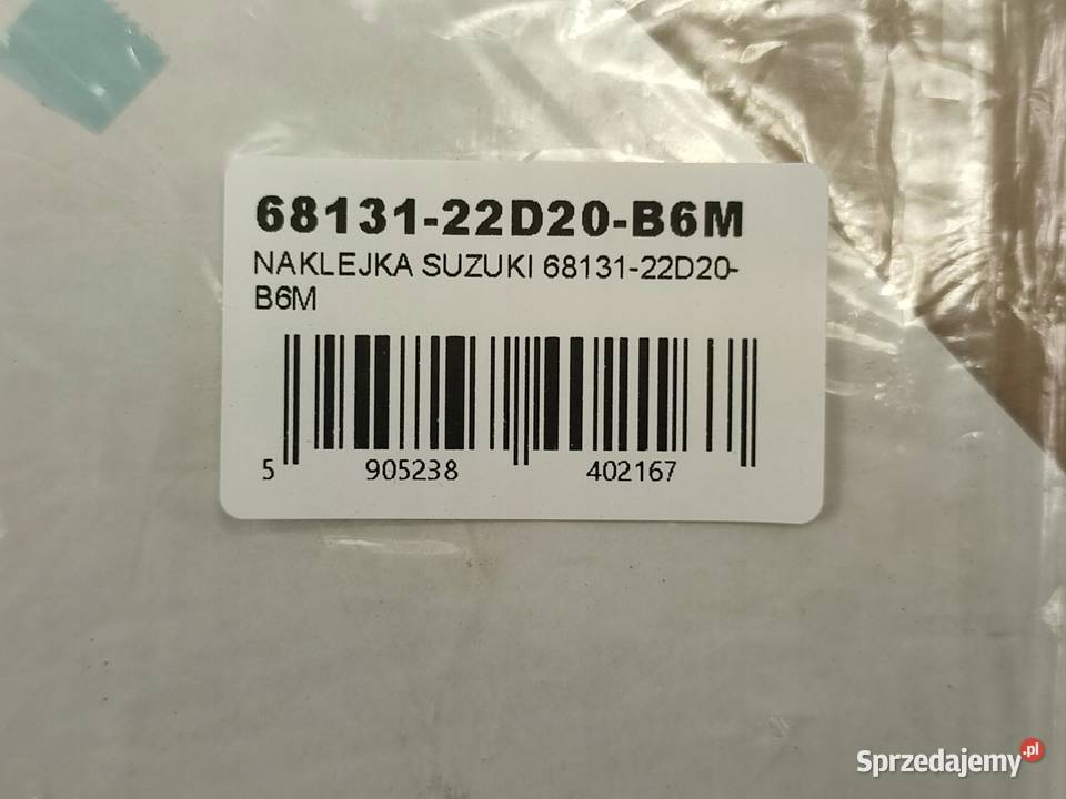 NAKLEJKA LEWY BOCZEK SUZUKI RGV250 19911996 lubelskie