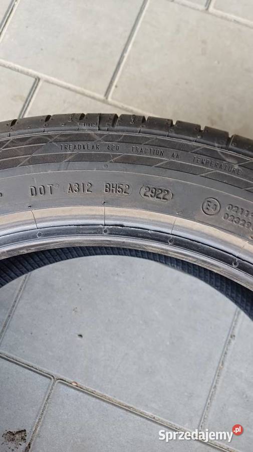 Opony Letnie 255 45 r20 Continental kompet nowe 45 Samochodowe Gwoździany