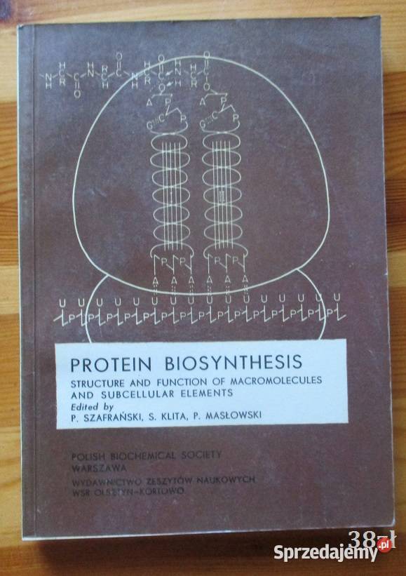 Protein biosynthesis Structure and function of