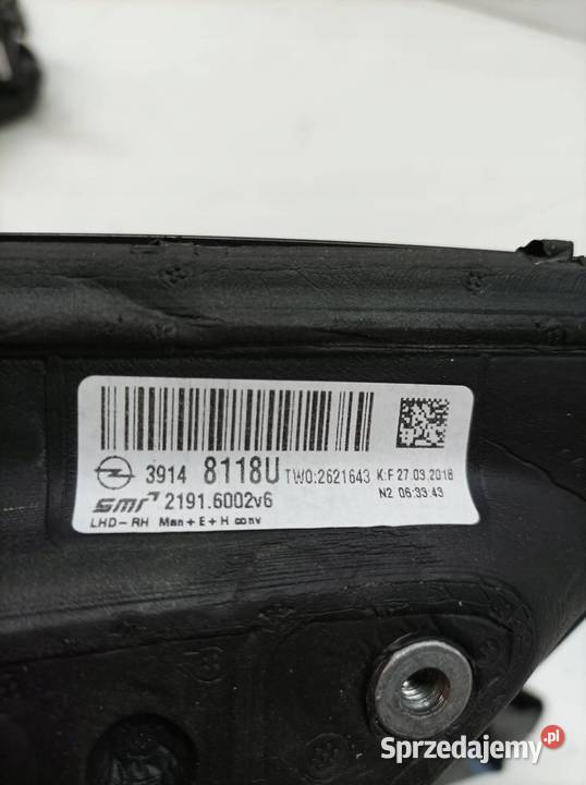 LUSTERKO PRAWE 5PIN EUROPA Z50W E1041397 Opel świętokrzyskie sprzedam