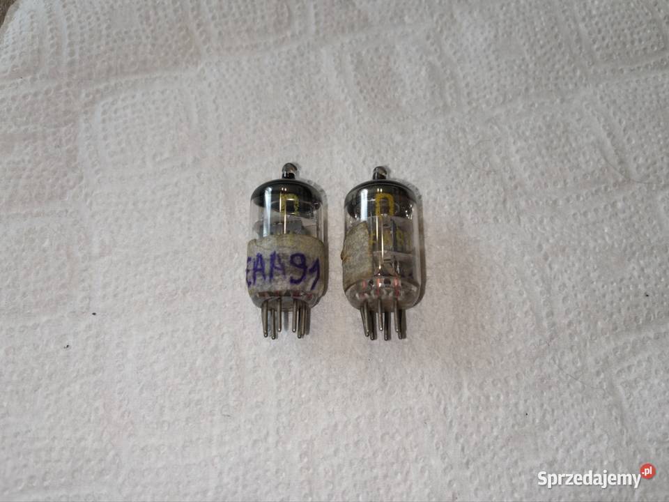 Lampy elektronowe EAA91 sparowane 2 Części i akcesoria sprzedam