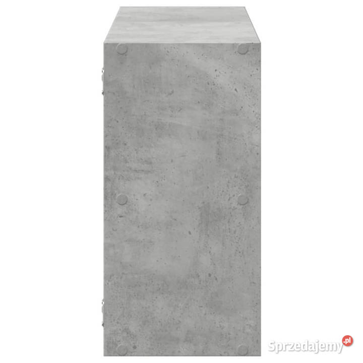 Półka ścienna szarość betonu 100x25x50 WM853275 Warszawa