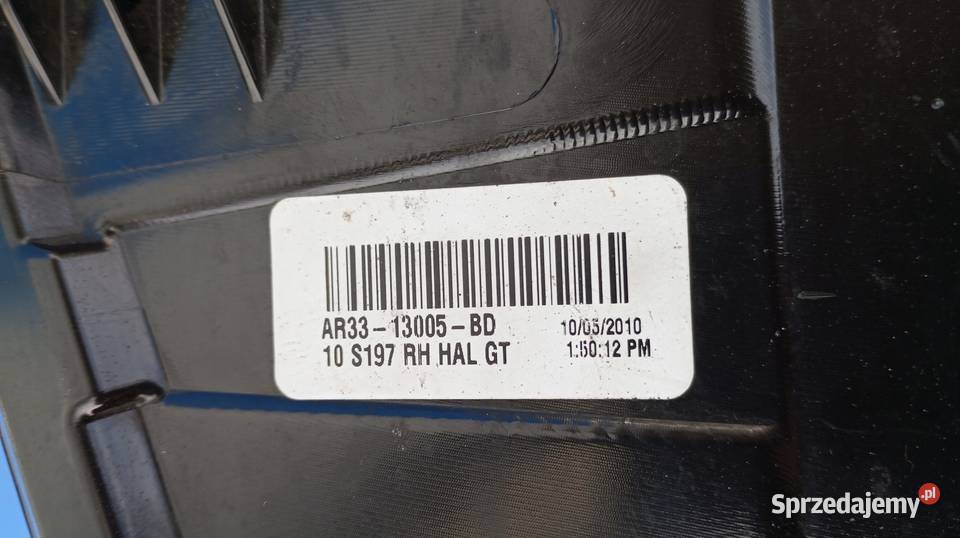 LAMPA PRAWY PRZÓD FORD MUSTANG V LIFT 20092014 Lampy przednie
