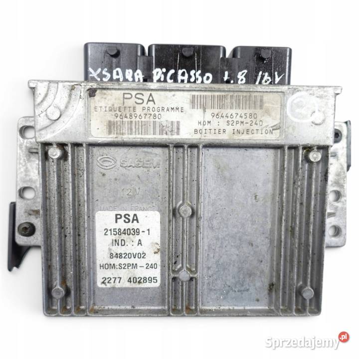 Xsara Picasso 18 16V KOMPUTER SILNIKA sterownik Chełm