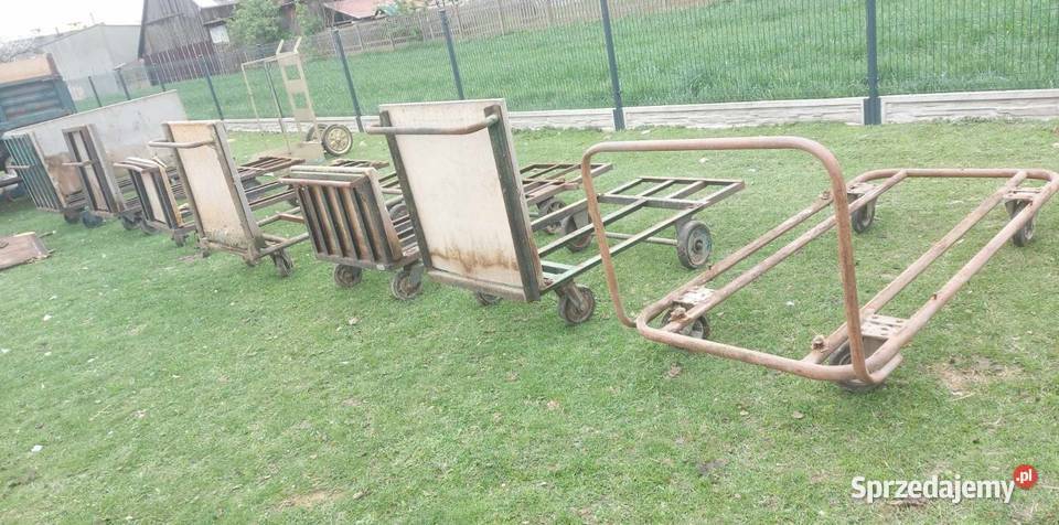 Wózek transportowy platforma paletowy łódzkie Tyble