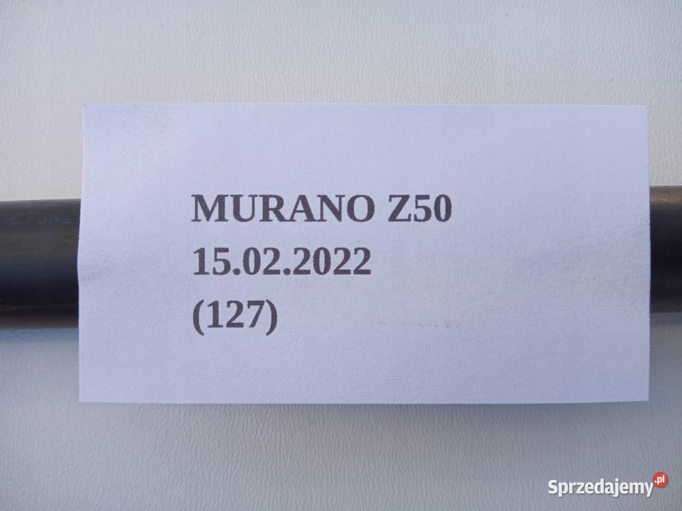 SIŁOWNIK MASKI PRZÓD TELESKOP NISSAN MURANO Z50 Nowy Tomyśl