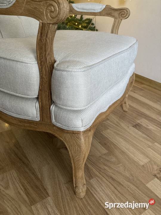 Fotel dębowy w ludwikowskim stylu Fotele wielkopolskie