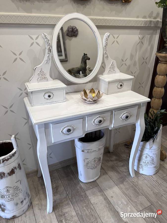 Toaletka drewniana shabby chic Konsole lubuskie Żary