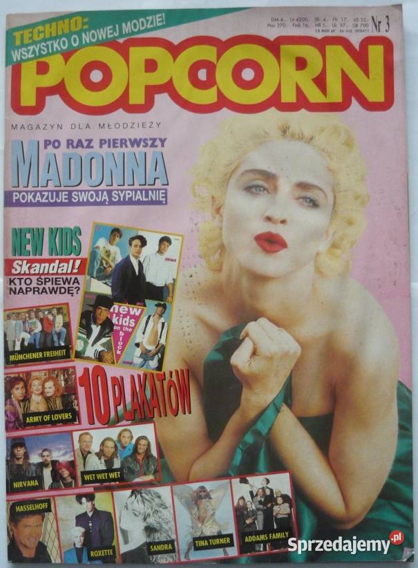 CZASOPISMA PRASA POPCORN 1992 WYPRZEDAŻ ŚWIAT