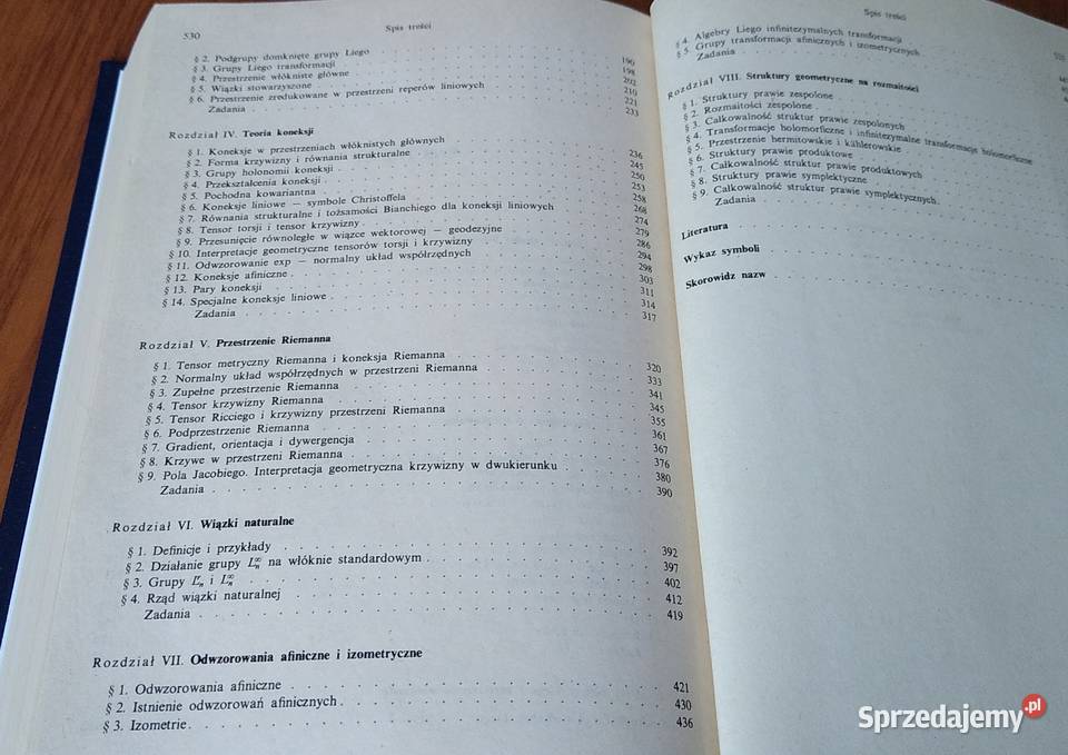 Geometria różniczkowa Jacek Gancarzewicz Gdańsk