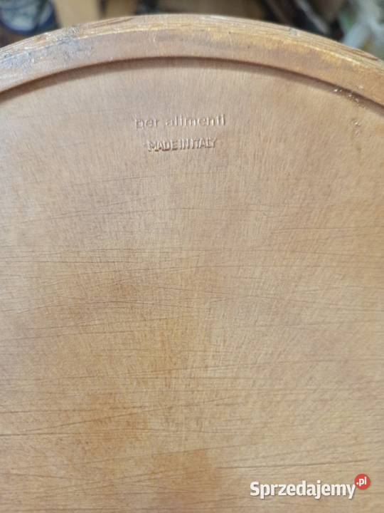 Patera Per Alimenti włoska lata 80 brązowy Warszawa