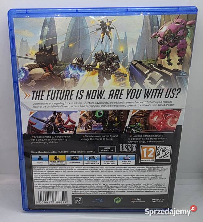 Gra Overwatch 4 warmińsko-mazurskie Elbląg