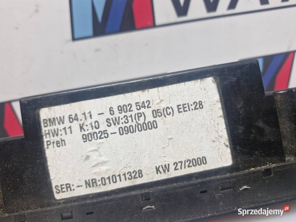 BMW 5 E39 PANEL NAWIEWU KLIMATYZACJI 6902542