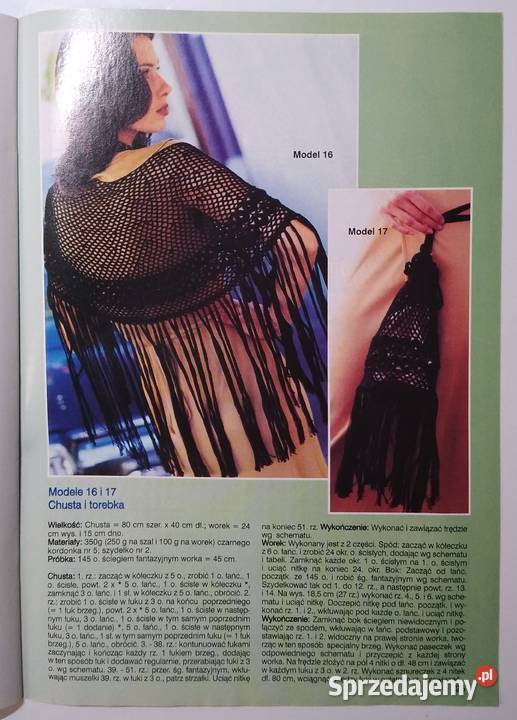 Dama w swetrze 72005 szydełko miękka Gdańsk sprzedam