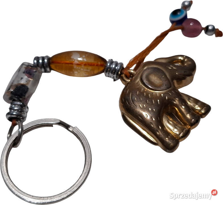 Breloczek handmade słoń 4 125 Brelok Czeladź
