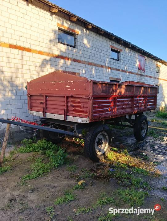 Przyczepa rolnicza SANOK D 46 sztywna Wola Krzysztoporska