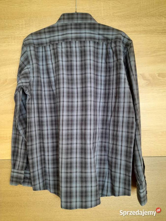 koszula męska LAVIINO 3940 długi rękaw kratka Rozmiar L podkarpackie Przemyśl