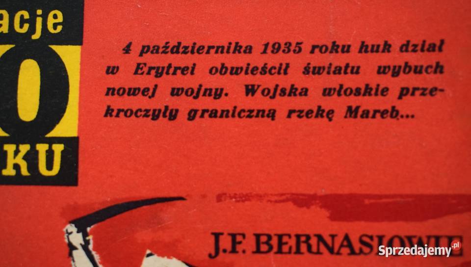 Łuny Abisynią 1935 JF Bernasiowie Chełmno