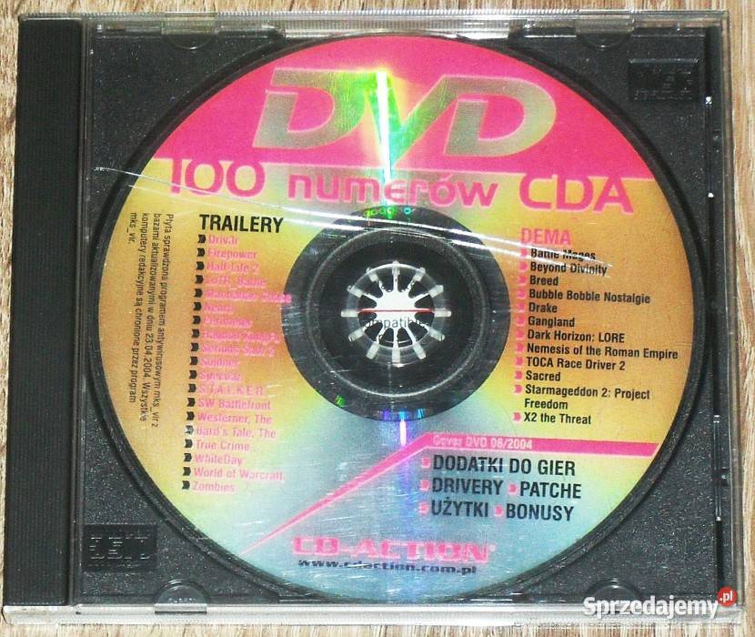 Magazyn CDACTION dodatki płyty niekompletne 2004 Gliwice
