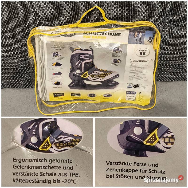 Łyżwy hokejowe Hy Sports rozmiar 380 wkładki 245 Piotrków Trybunalski