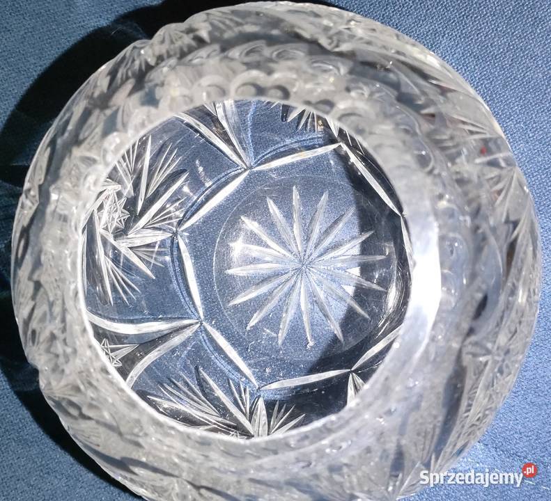 Zestaw szkła kryształowego misa popielniczka Bielsko-Biała