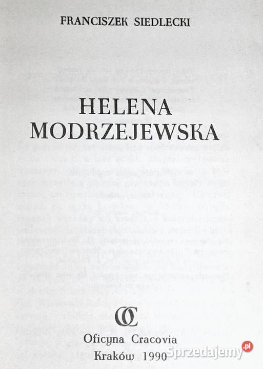 Helena Modrzejewska Franciszek Siedlecki Chełm