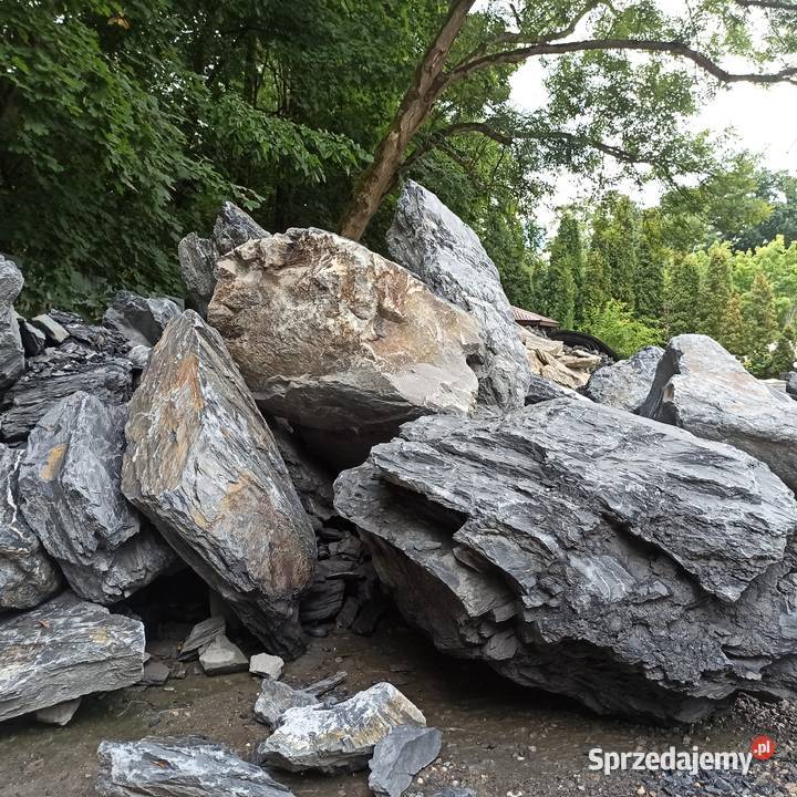Głazy Czarne kamień duży Głaz Antracytowy Kora Oświęcim sprzedam