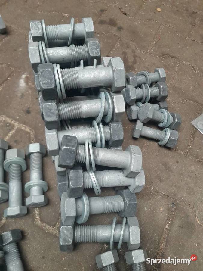 Śruby hv konstrukcyjne fi 16 20 24 30 różne Czajków sprzedam