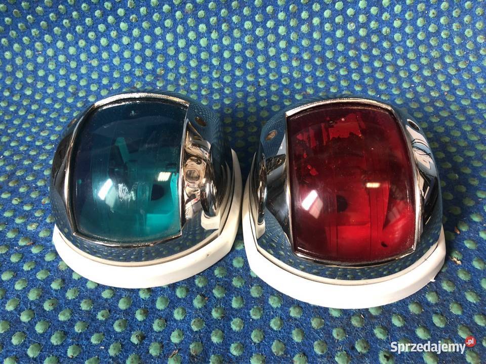 Lampy nawigacyjne Maxi 20 wykonane z polerowanej Piła