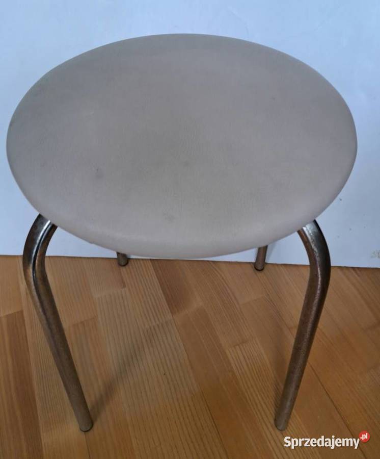 Taboret Stelaż Metalowy Siedzisko Okrągłe Poznań