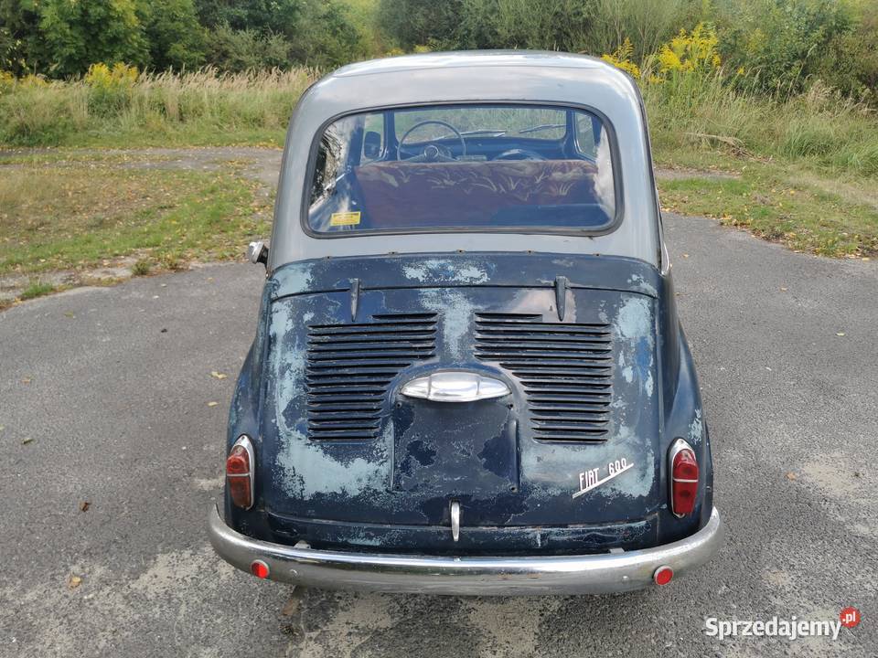 Fiat 600 Multipla 1957r do renowacji kompletność