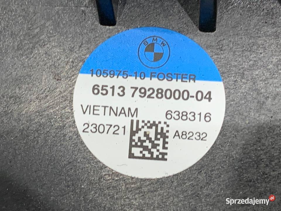 GŁOŚNIKI KOMPLET BMW F44 7928000 SportowyCoupe osobowe Wyposażenie wnętrza
