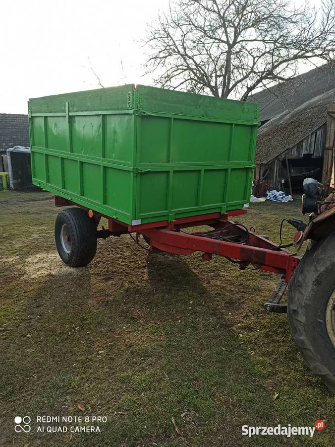 Przyczepa Jednoosiowa Wywrotka Do Tyłu Solidna łódzkie Borzęckie