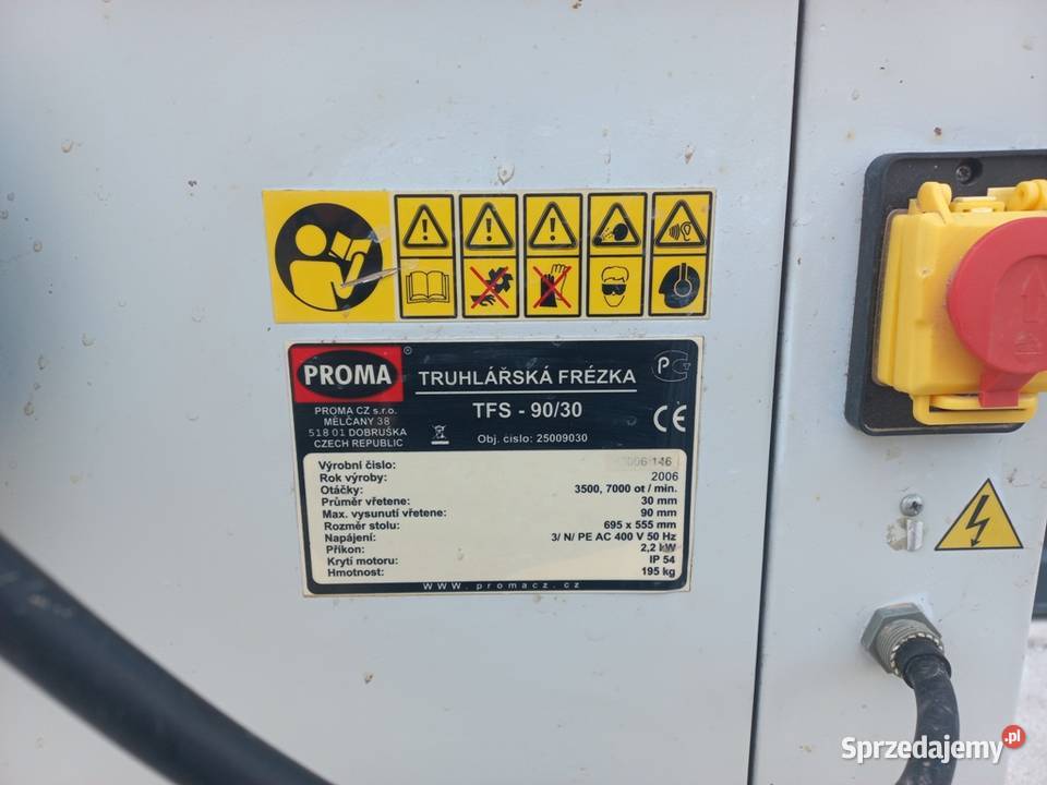 Frezarka dolno wrzecionowa wielkopolskie