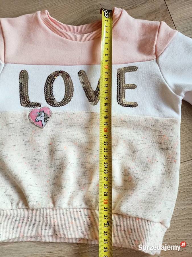 Bluza dziewczęca LOVE 92 Dla Dziecka mazowieckie Płock