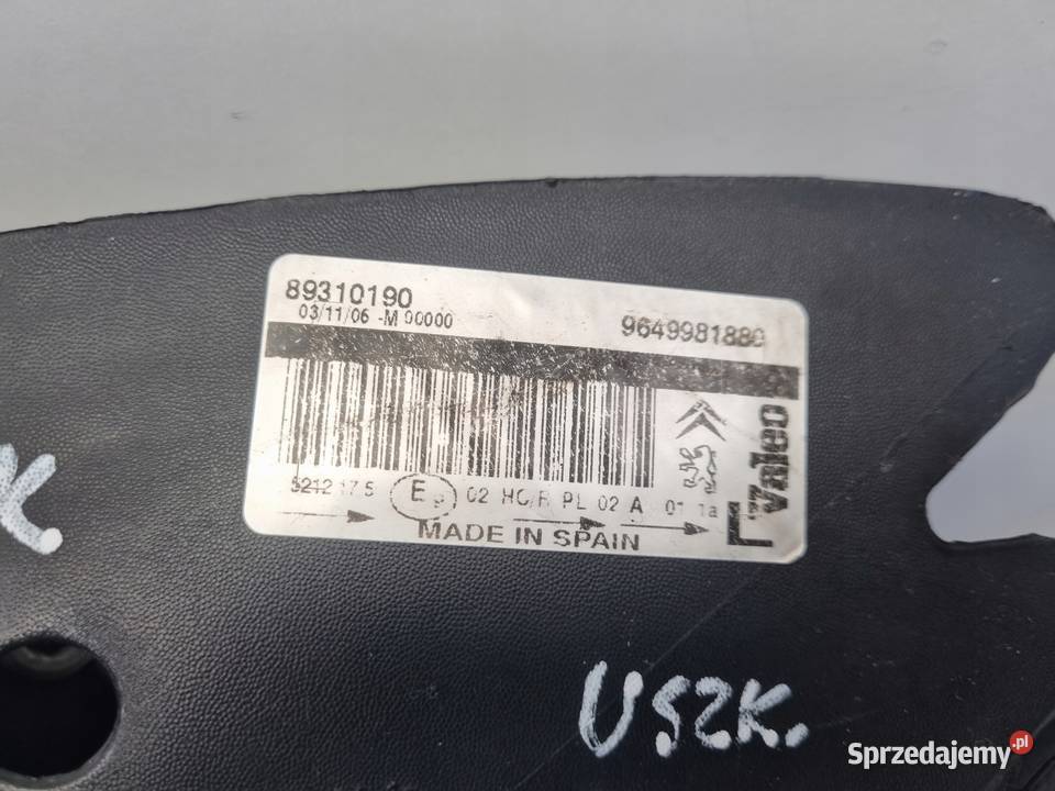 LAMPA LEWA Citroen Xsara Picasso LIFT PRZEDNIA