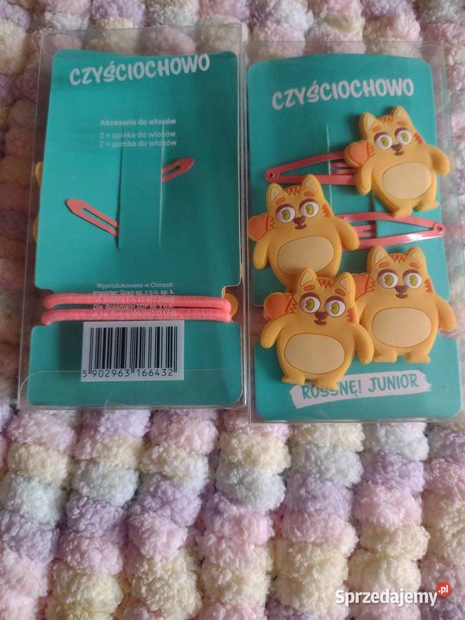 Zestaw 2 spinki 2 gumki akcesoria do włosów NOWY Kraków