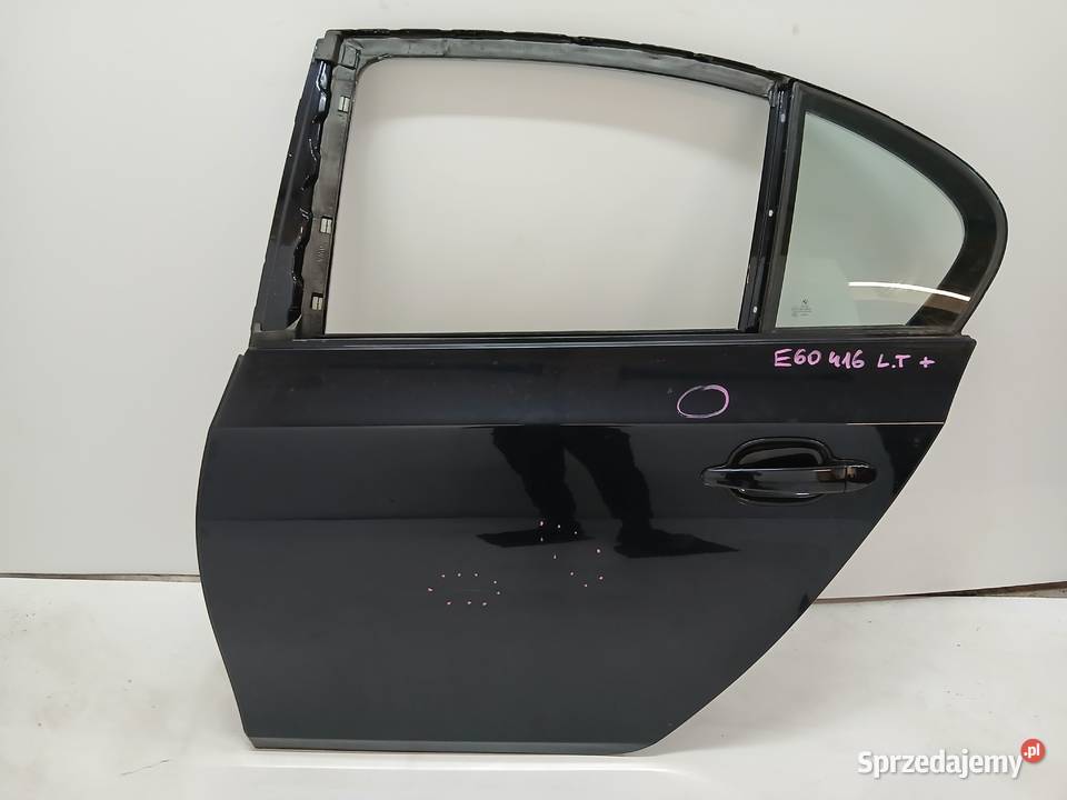 BMW E60 DRZWI LEWE TYLNE CARBONSCHWARZ Strzyżewice