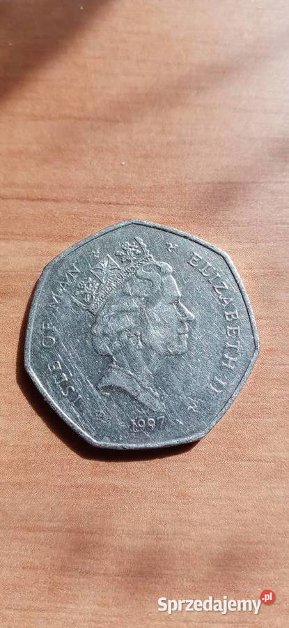 Moneta 50 pensow 1997r Skoczów