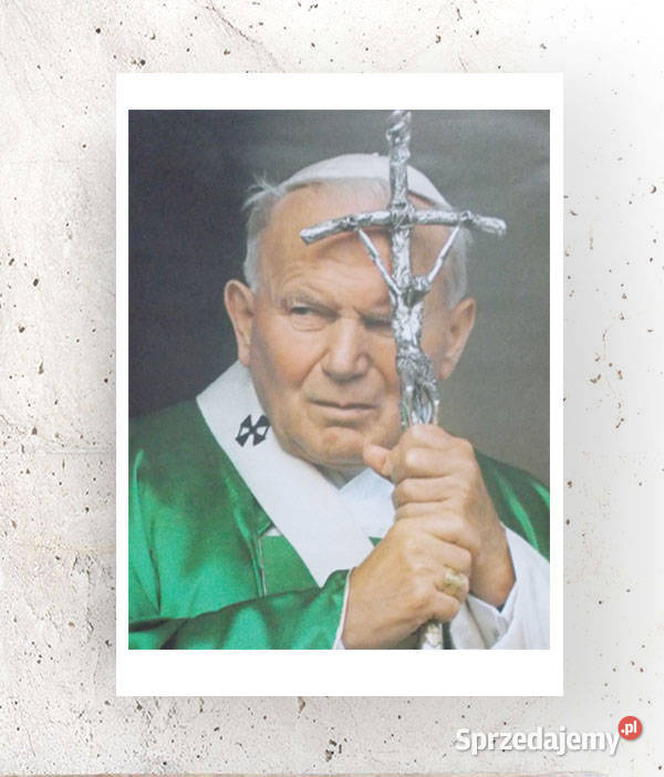 plakat z papieżem plakat z Janem Pawłem II Jan Białystok