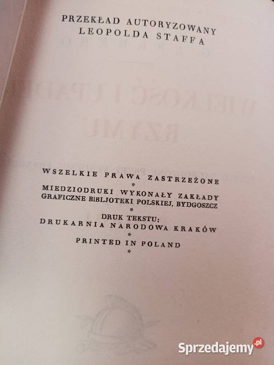 Wielkość i upadek Rzymu kolekcjonerskie książki Warszawa