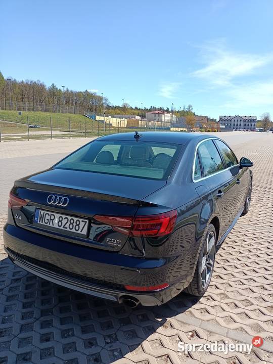 Audi A4 b9 quattro SLine 252 Rok produkcji 2018 mazowieckie