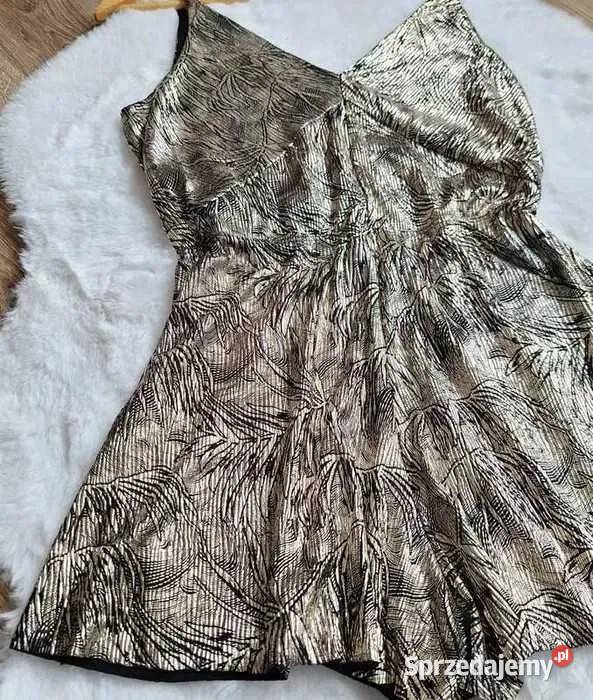 Przepiękny złoty błyszczący kombinezon NOWY 36 małopolskie Kraków