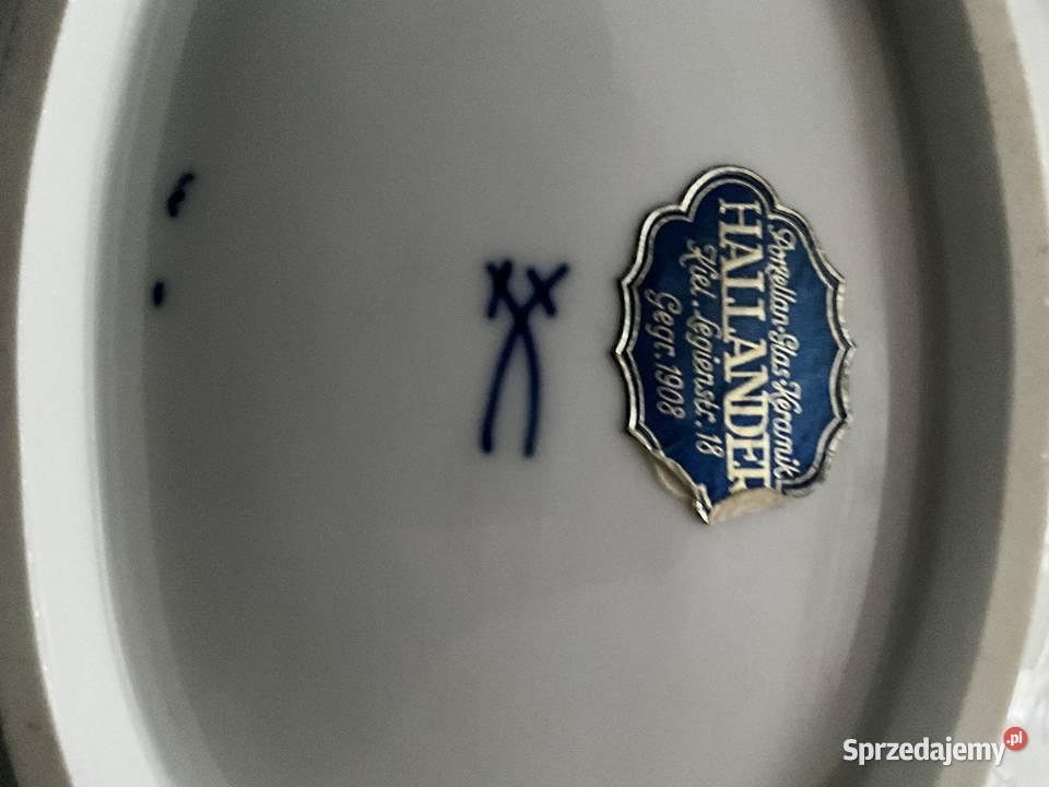 Miśnia Meissen Patera misnia Porcelana i szkło