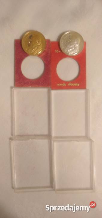 2 Medale złoc i posrebrz Joannes Paulus II 1622 Katowice