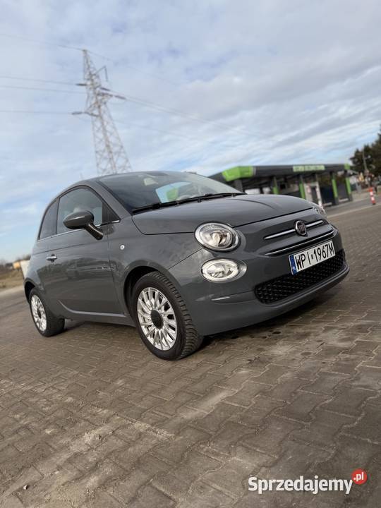 Fiat 500 12 automat 68k przebieg wersja Lounge Rok produkcji 2020 Warszawa