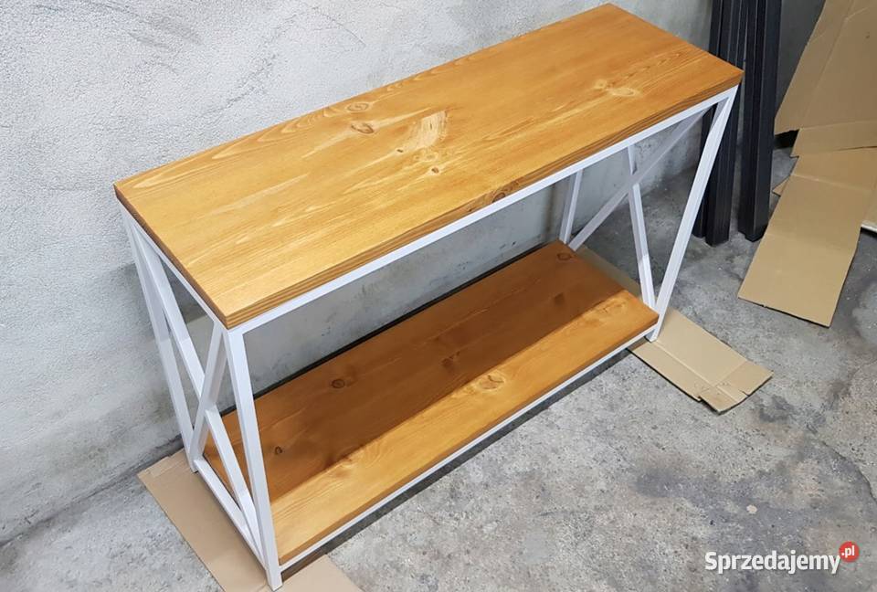 Konsola loft BLAT SOSNOWY dębowy NA WYMIAR Bartoszyce