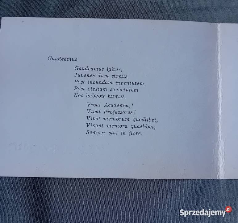 Uniwersytet im A Mickiewicza Poznań zaproszenie Antykwariat wielkopolskie sprzedam