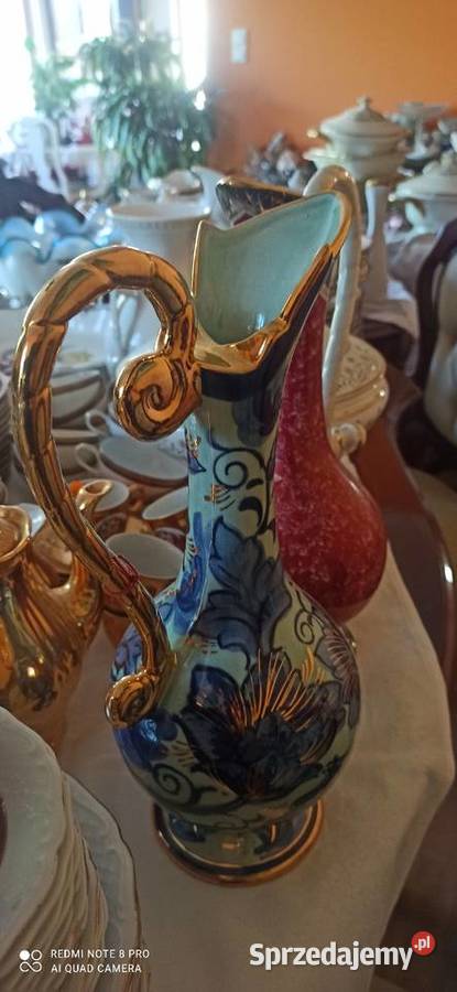 Amfora wazon Vintage Hubert Bequet Ceramique Gdańsk